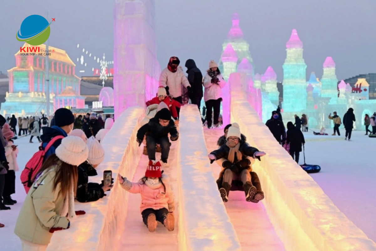 Khám phá thế giới băng tuyết tại Cáp Nhĩ Tân