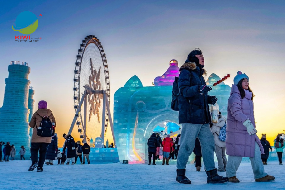 Khám phá thế giới băng tuyết tại Cáp Nhĩ Tân
