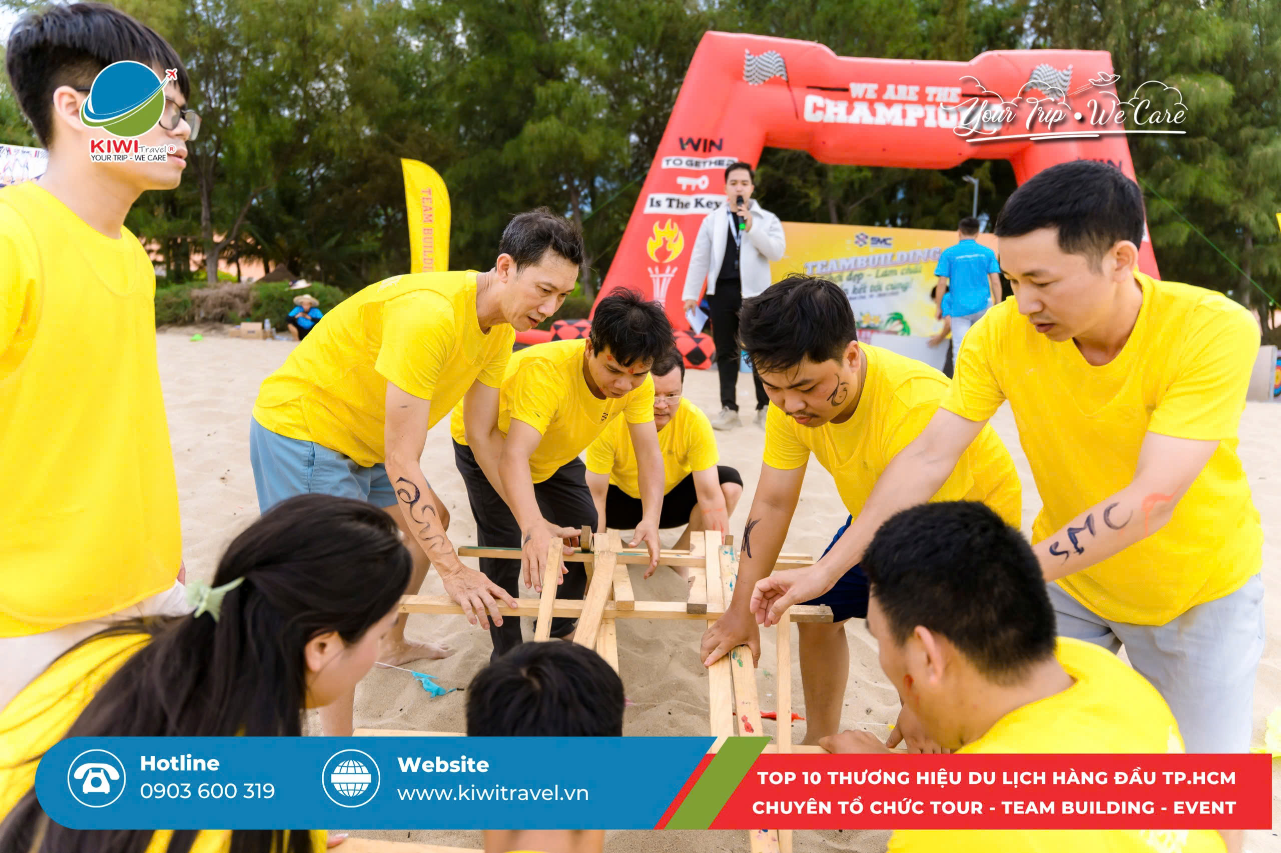 KIWI TRAVEL - TEAMBUILDING - TEAM BUILDING