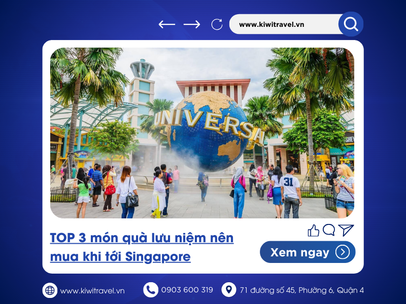 TOP 3 món quà lưu niệm nên mua khi tới Singapore