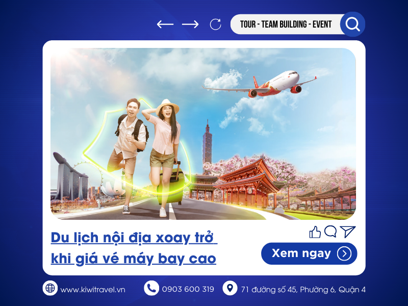 Du lịch nội địa xoay trở khi giá vé máy bay cao