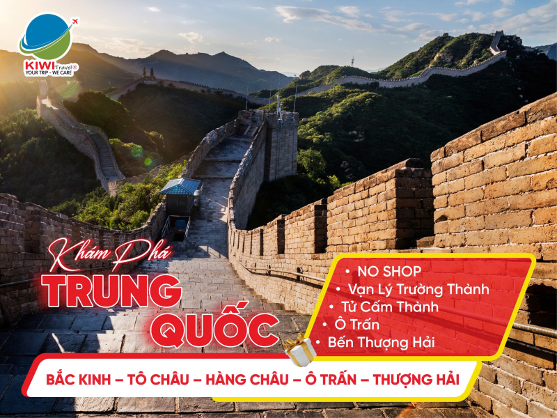 TRUNG QUỐC: NOSHOP BẮC KINH -TÔ CHÂU - HÀNG CHÂU - THƯỢNG HẢI | VIETJET AIR