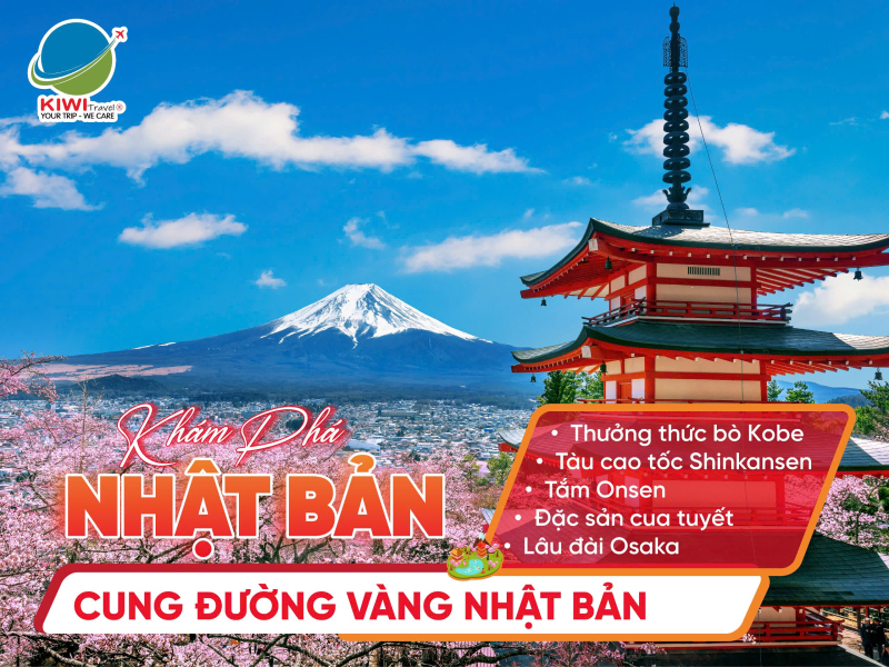 NHẬT BẢN: OSAKA - KYOTO - PHÚ SĨ - TOKYO | VIETJET AIR