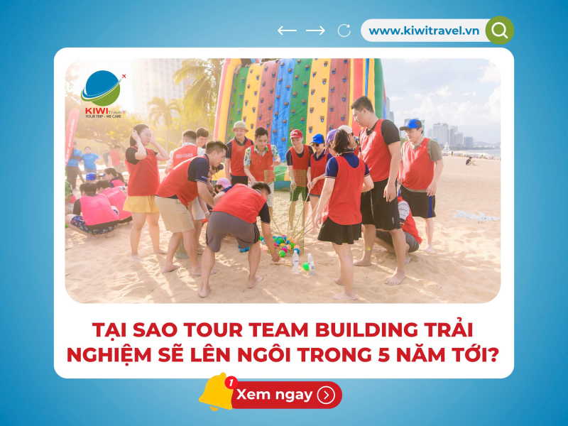 TẠI SAO TOUR TEAM BUILDING TRẢI NGHIỆM SẼ LÊN NGÔI TRONG 5 NĂM TỚI?