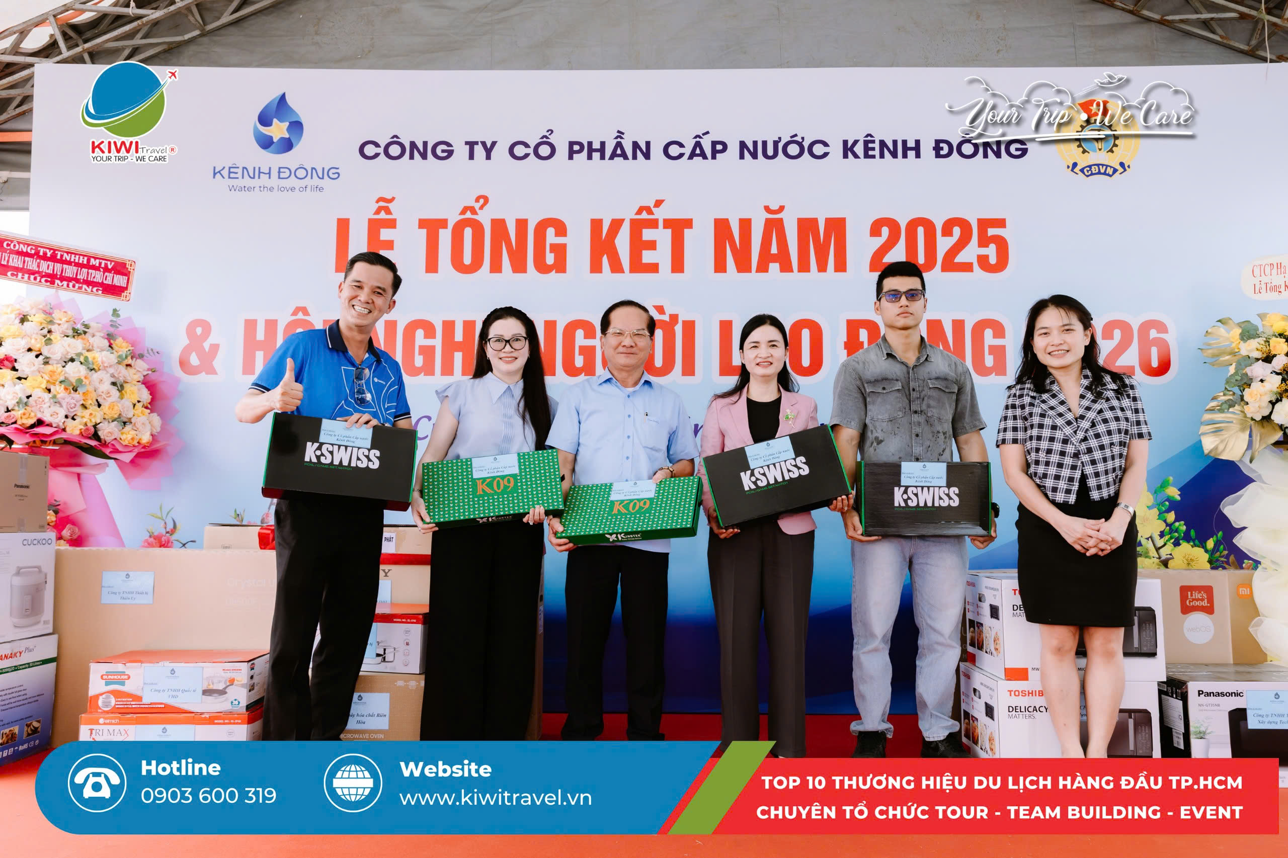 KIWI TRAVEL x CÔNG TY CP CẤP NƯỚC KÊNH ĐÔNG | “Gắn kết nội lực - Vững bước tương lai”