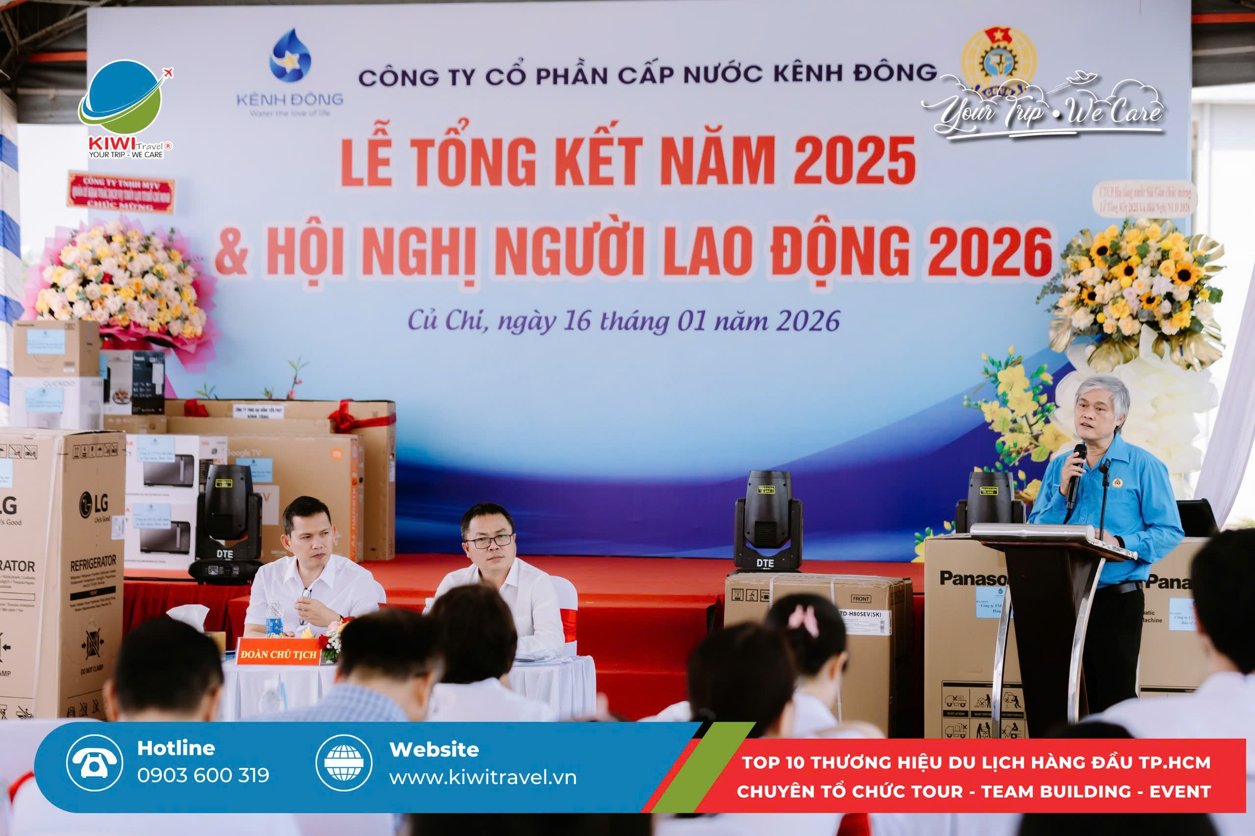 KIWI TRAVEL x CÔNG TY CP CẤP NƯỚC KÊNH ĐÔNG | “Gắn kết nội lực - Vững bước tương lai”