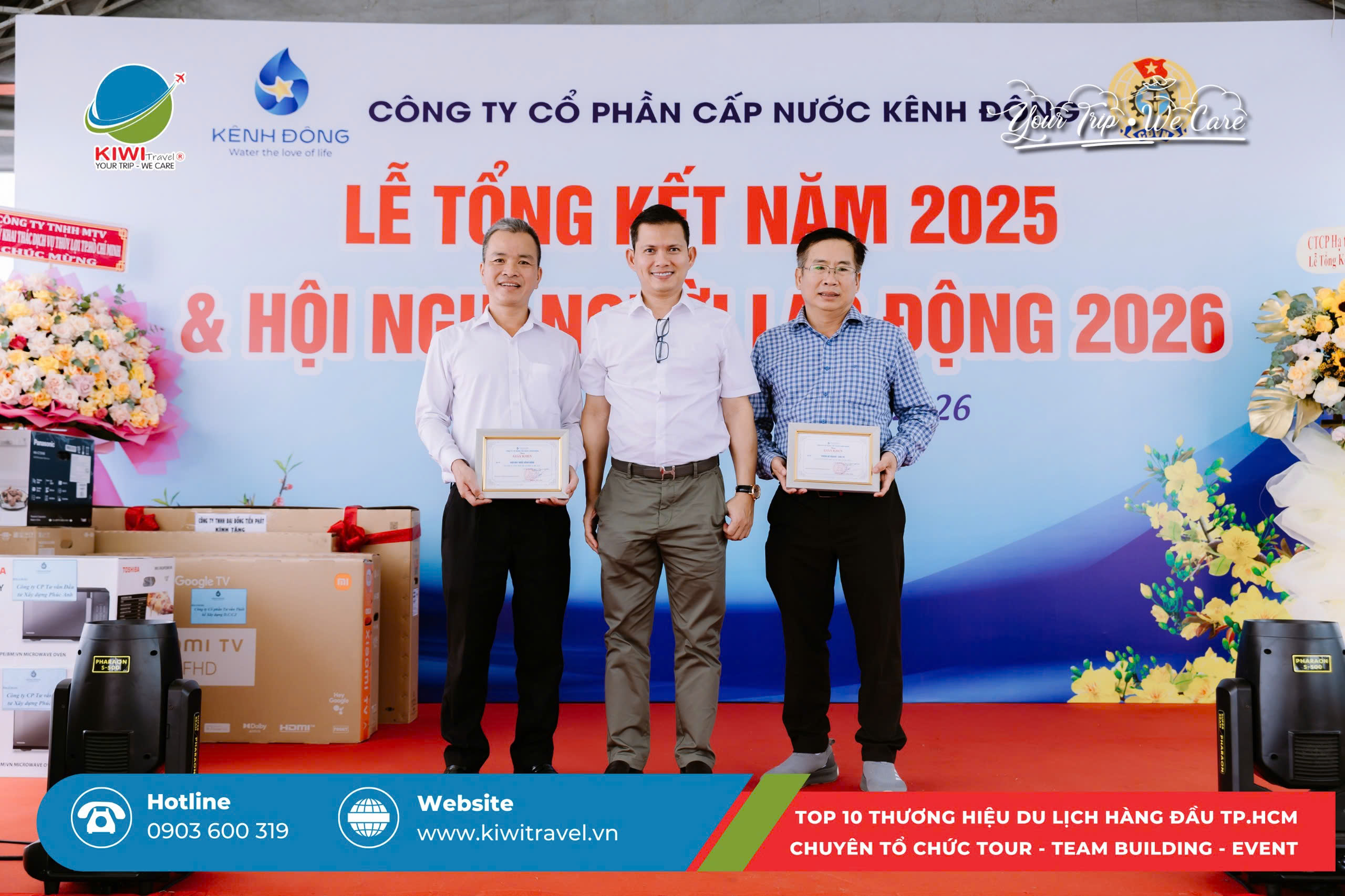 KIWI TRAVEL x CÔNG TY CP CẤP NƯỚC KÊNH ĐÔNG | “Gắn kết nội lực - Vững bước tương lai”