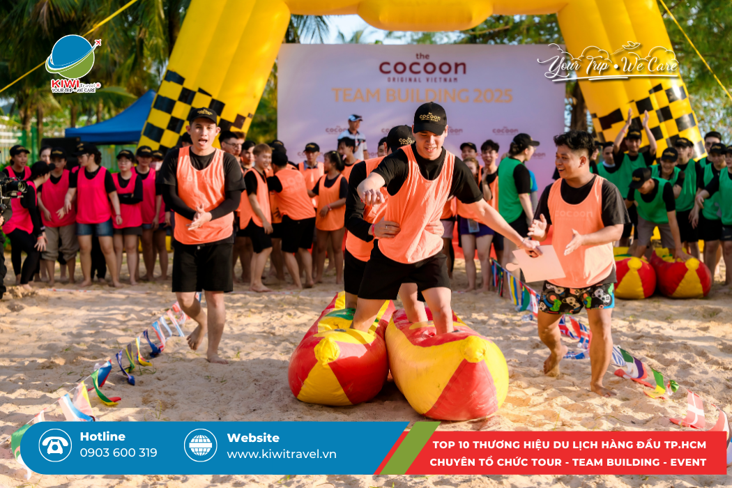 TEAM BUILDING BÃI BIỂN - LỰA CHỌN HÀNG ĐẦU CỦA NHIỀU DOANH NGHIỆP