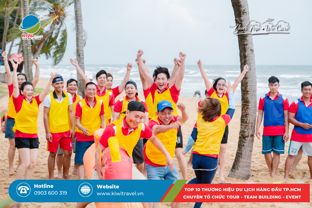 TEAM BUILDING BÃI BIỂN - LỰA CHỌN HÀNG ĐẦU CỦA NHIỀU DOANH NGHIỆP 