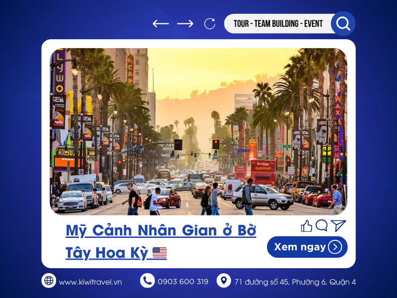 Mỹ Cảnh Nhân Gian ở Bờ Tây Hoa Kỳ